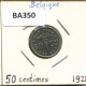 50 CENTIMES 1928 Französisch Text BELGIEN BELGIUM Münze #BA350.D - 50 Cent