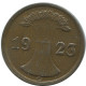 2 RENTENPFENNIG 1923 G DEUTSCHLAND Münze GERMANY #AE290.D - 2 Rentenpfennig & 2 Reichspfennig