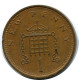 PENNY 1973 UK GROßBRITANNIEN GREAT BRITAIN Münze #AX084.D - 1 Penny & 1 New Penny