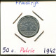 50 CENTIMES 1942 FRANKREICH FRANCE Französisch Münze Französisch State #AM229.D - 50 Centimes