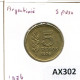 5 PESOS 1976 ARGENTINIEN ARGENTINA Münze #AX302.D - Argentine
