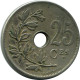 25 CENTIMES 1913 Französisch Text BELGIEN BELGIUM Münze #AW981.D - 25 Cent