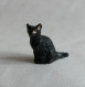 FIGURINE MARQUE INCONNUE CHAT NOIR (2) Pas Clairet Starlux Cyrnos - Chats