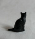 FIGURINE MARQUE INCONNUE CHAT NOIR (2) Pas Clairet Starlux Cyrnos - Gatti