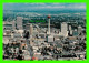 CALGARY, ALBERTA - AIRVIEW OF THE CITY - MAJESTIC POST CARD - PHOTO BY T. SANTO - - Calgary