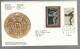 58030)  Canada Royal Mint Metal Stamp Olympiade Ottawa Postmark Cancel 1977  - Pochettes Postales Annuelles