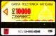 G VA 10 C&C 6010 SCHEDA TELEFONICA NUOVA MAGNETIZZATA VATICANO G.M.G 2^A QUALITA' - Vatican