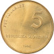 Monnaie, Slovénie, 5 Tolarjev, 1994, FDC, Nickel-brass, KM:16 - Slowenien