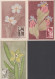 1957. IFNI. Beautiful Maxicards With 10 + 25 + 50 CTS Flowers Cancelled SIDI IFNI 21 NOV 57.... (MICHEL 134+) - JF440052 - Ifni