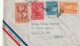 Delcampe - CUBA 4 Lettres Années 50 Pour La France Affranchissements Divers - Cartas & Documentos