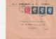 FRANCE Lettre 1946 VOIRON Timbres Marianne De DULAC - 1944-45 Marianne De Dulac