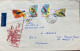 HUNGARY 1968, COVER ILLUSTRATE, AIRMAIL USED TO USA, 4 DIFFERENT BIRD STAMP, BUDAPEST CITY CANCEL. - Cartas & Documentos