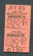 Ticket De Métro Londonien Pour Chien 1947 "Woodside Park - One Dog - London Transport" Londres - Europa