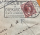 LUXEMBURG 1933, COVER USED, JEMP ROTH FIRM,  MACHINE SLOGAN, CHARLOTTE STAMP, DIEKIRCH & PERLE SMALL TOWN  CANCEL, - 1926-39 Charlotte Rechtsprofil