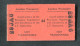 Ticket De Métro Pour Vélo Royaume-Uni 1960 "Croxley - One Bicycle - London Transport" Edmondson Ticket - Europa