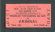 Ticket De Métro Scolaire Neuf - Londres Royaume-Uni 1972 "Hounslow West To Arsenal - London Transport" Edmondson Ticket - Europa