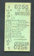 Ticket De Métro De Londres Royaume-Uni 1941 "Waterloo Station" Edmondson Ticket - Europe