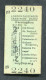 Ticket De Métro De Londres Royaume-Uni 1935 "Farringdon" Edmondson Ticket - Europe