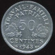 50 Centimes BAZOR 1943 B ( SPL ) ) - 50 Centimes