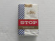 PACCHETTO CON SIGARETTE PIENO TABACCO FUMO TABACS WITH ORIGINAL CIGARETTES TOBACCO MARCA STOP NON APERTO - Fuma Sigarette