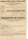 Ensemble Documents CIE Des Tramways à Vapeur De La Chalosse Et Du Béarn Promesse De Vente Année 1914 - Transports