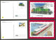 FRANCE 2001 YT N° 3407, 3413 ENTIERS 2021 3407-CP1 Et 3413-CP1 PHILAPOSTE LEGENDES DU RAIL 2 Cartes Postales - Lettres & Documents