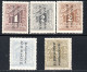 1503.1912 POSTAGE DUE GREEK ADM. ΕΛΛΗΝΙΚΗ ΔΙΟΙΚΗΣΙΣ READING DOWN #D54- D58 MH. - Nuevos