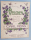 20379 "VEILCHEN-MELODISCHES TONSTÜCK-DEUTSCHE MUSIKALISCHE PARTITUR MIT LITHOGR.-1875-1890--33X26 Cm. UM" - Scores & Partitions