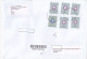 COAT OF ARMS, FINE STAMPS ON REGISTERED COVER, 2021, RUSSIA - Storia Postale