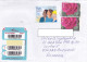 TRADE UNION, ROSES, FINE STAMPS ON REGISTERED COVER, 2021, ISRAEL - Covers & Documents