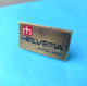 HELVETIA Swiss Watch OFFICIAL AGENT Vintage Desk Brass Plate For Store * Montre Suisse Schweizer Uhr Orologio Svizzero - Montres Publicitaires