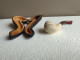 PIPE En écume De Mer Bloc Sculpté à La Main SMS Avec étui Ajusté Fabriqué En Turquie Poids : 53 Grammes - Meerschaum Pipes