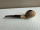 Ancienne PIPE En écume De Mer Bloc Sculpté à La Main Long 15,5 Cm Env Diamètre 5,1 Cm Env Haut 3,5 Env Poids 53 Grammes - Meerschaumpfeifen