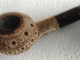 Delcampe - Ancienne PIPE En écume De Mer Bloc Sculpté à La Main Long 15,5 Cm Env Diamètre 5,1 Cm Env Haut 3,5 Env Poids 53 Grammes - Pipa In Schiuma