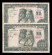 España Spain Set 2 Billetes 1000 Pesetas Reyes Católicos 1957 Pick 149 Serie A Sin Serie Bc/Mbc F/Vf - 1000 Peseten