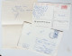 #68 Traveled Envelope, Letter Adress And Postcard Flowers Cyrillic Manuscript Bulgaria 1980 - Local Mail - Brieven En Documenten