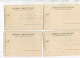 Lot De 4 CPA De 1898 - Manuel Wielandt Velten --- Castelli Di Cannero - Pegli - Candria -Isola Pescatori - - Wielandt, Manuel