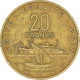 Monnaie, Djibouti, 20 Francs, 1986 - Djibouti