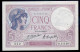 5 Francs 9=12=1922  SUP+ SPL  Fay 03-06 - 5 F 1917-1940 ''Violet''