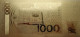 Billet Plaqué Or 24K  1000 Marks 1991 NEUF - Specimen