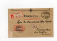 !!! MEMEL, LETTRE RECOMMANDEE D'HEYDEKRUG DE 1922 AFFRANCH MERSON - Lettres & Documents