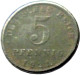 Germany - 1921 - KM 19 - 5 Pfennig - Mint A - VF - Look Scans - 5 Rentenpfennig & 5 Reichspfennig