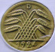 Germany - Weimarer Republik - 1924 - KM 32 - 5 Rentenpfennig - Mint D / München - VF - Look Scans - 5 Rentenpfennig & 5 Reichspfennig