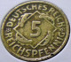 Germany - Weimarer Republik - 1925 - KM 39 - 5 Reichspfennig - Mint F / Stuttgart - VF - Look Scans - 5 Rentenpfennig & 5 Reichspfennig