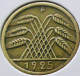 Germany - Weimarer Republik - 1925 - KM 39 - 5 Reichspfennig - Mint F / Stuttgart - VF - Look Scans - 5 Rentenpfennig & 5 Reichspfennig