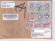 COAT OF ARMS, FINE STAMPS ON REGISTERED COVER, 2020, RUSSIA - Covers & Documents