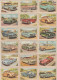 100 Images / Chromos -Chocolat Jacques - Voitures / Oldtimer ...modèles 1954 - Jacques