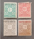 FRANCE COLONIE HAUTE VOLTA 1920 TAXE CAT YVERT N 1-2-3-4 MNH MNHL - Nuevos