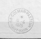 Delcampe - FISCAUX FRAMENT ROUGE F 0,30 VILLE DE COMAR PASTEUR 18.6.1975 - Usados