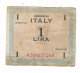 OCCUPAZIONE MILITARE ALLEATA ALLIED MILITARY AUTHORITY 1 LIRA "AM LIRE" 1943 B - Occupazione Alleata Seconda Guerra Mondiale